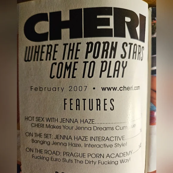 Vintage Cheri Magazine Februrary 2007 Colorful Bikini Bottom - Picture 2 of 8